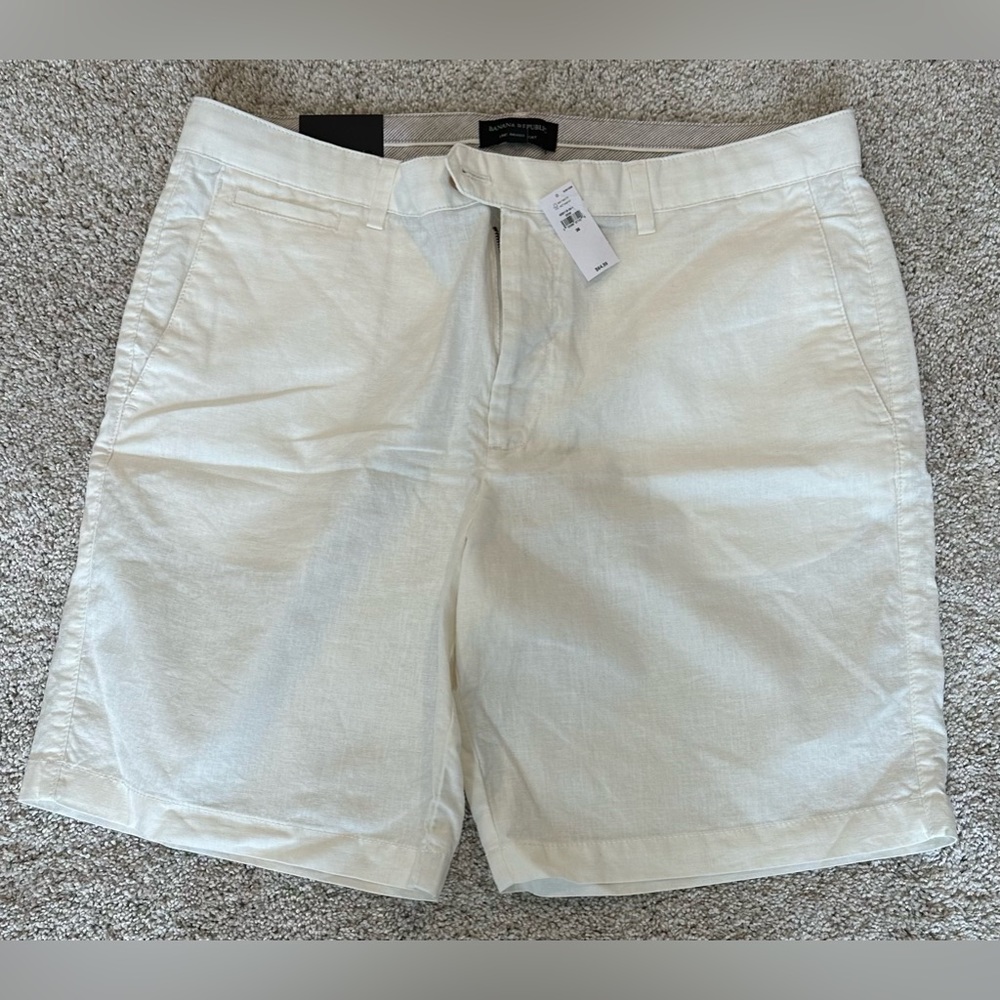 Men’s Banana Republic Linen-Blend Short (Size: 36)